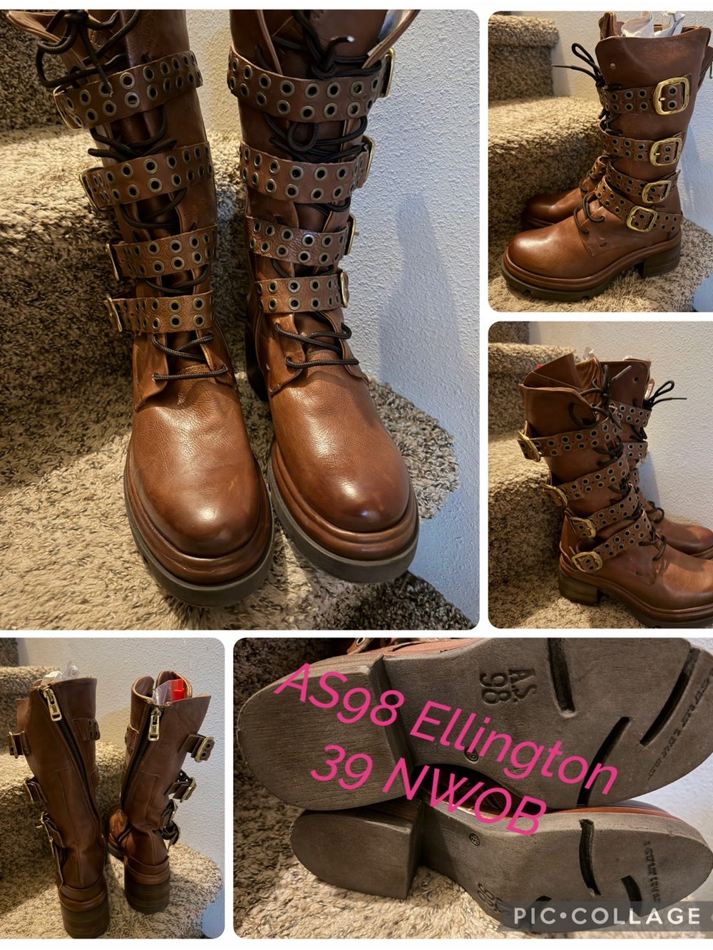 AS98 Ellington Boots - beautiful Cognac color